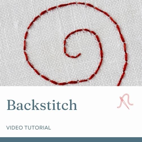 Rückstich-Stickerei Video-Tutorial