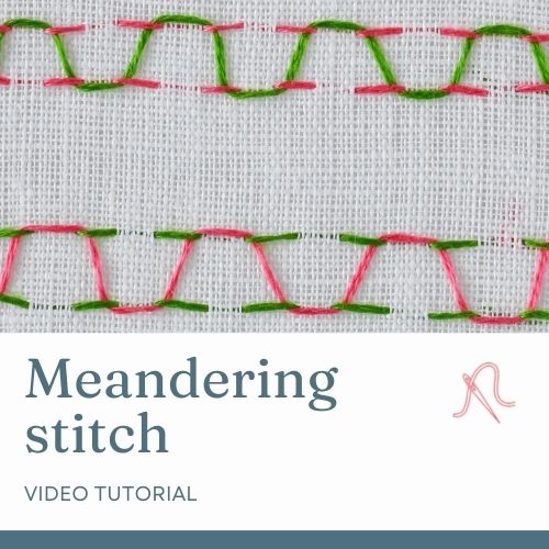 Mäanderstich Video-Tutorial