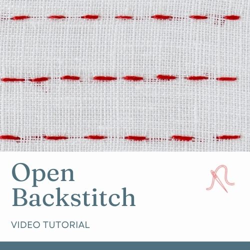 Video-Tutorial zum offenen Steppstich