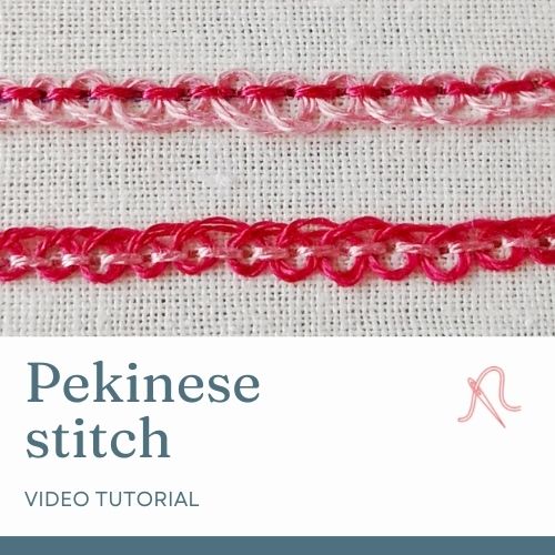 Pekinesenstich Video-Tutorial