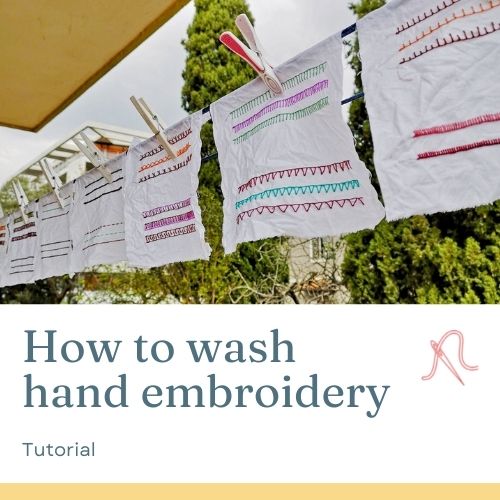 Wie man Handstickereien wäscht