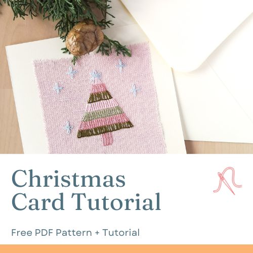 Weihnachtskarten-Tutorial und kostenloser Schnittmuster-Download