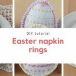 Handbestickte Osterserviettenringe DIY Anleitung