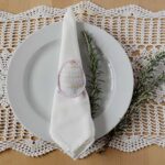 Handbestickte Osterserviettenringe DIY Anleitung