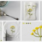 Duftsäckchen mit Blumenstickerei DIY-Anleitung