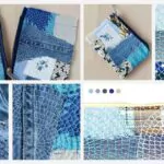 Handbesticktes Reißverschlussetui aus Stoffresten. DIY-Anleitung