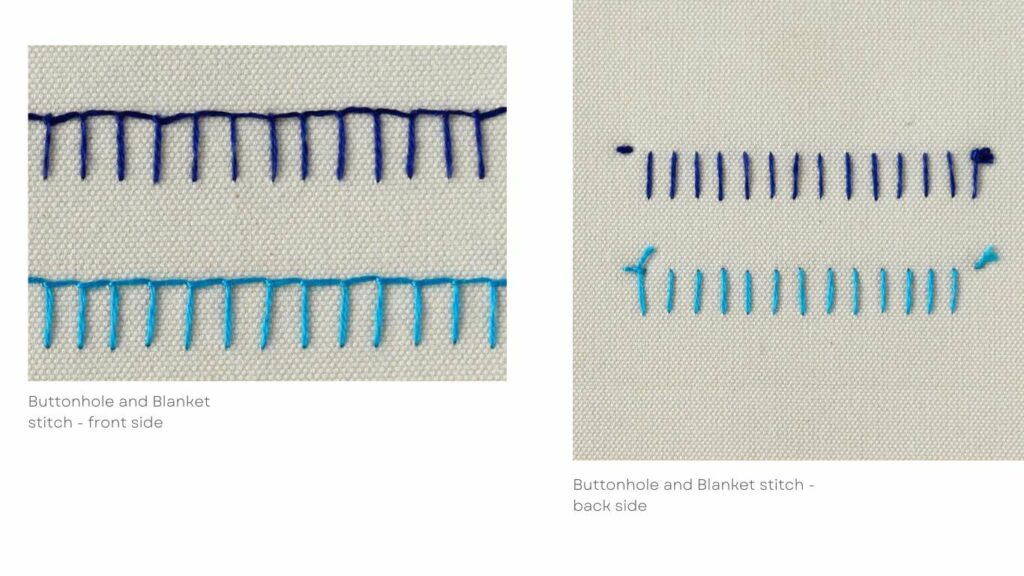 Die Unterschiede zwischen Blanket- und Knopflochstich