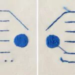 So beginnen und beenden Sie Stickstiche