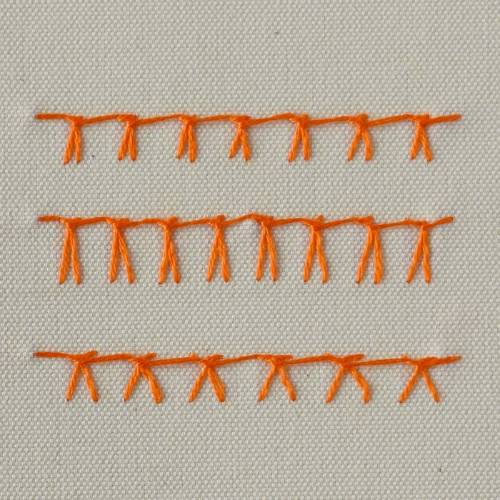 Deutscher Knüpfdeckstich