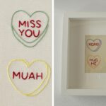 Süße Stiche: Laden Sie Ihr kostenloses Candy Heart-Stickmuster noch heute herunter!