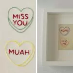 Süße Stiche: Laden Sie Ihr kostenloses Candy Heart-Stickmuster noch heute herunter!