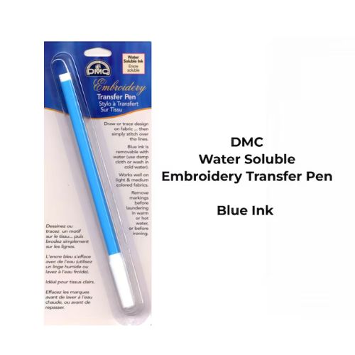 DMC Water Soluble Embroidery Transfer Pen - Blau bei Etsy