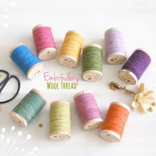Moire Rustic Wool Thread für Stickerei auf Etsy