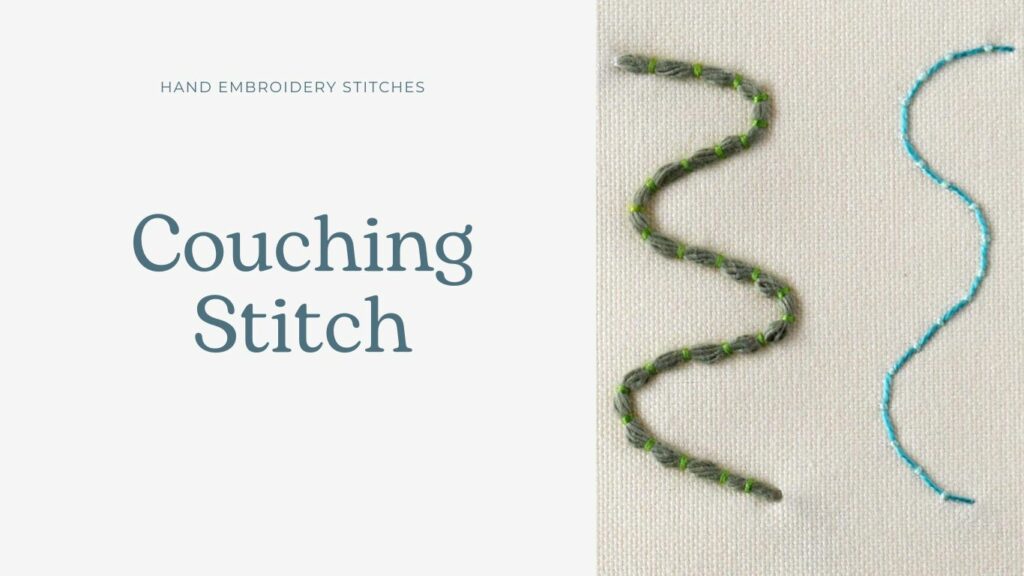 Couching Stitch Handstickerei