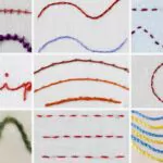 Handstickstiche für Umrisse – von den einfachsten bis hin zu dekorativen Stichen