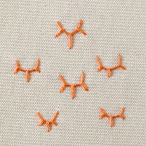 Kronenstich-Stickerei