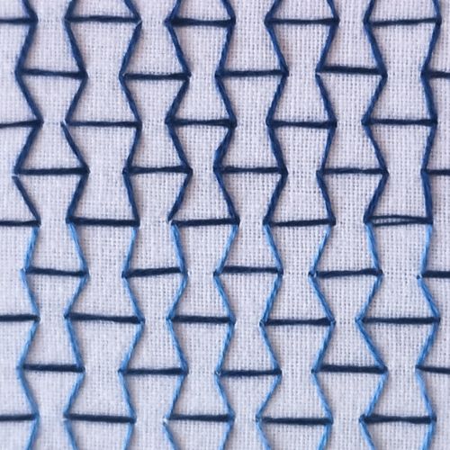 Japanischer Stopfmaschenstich