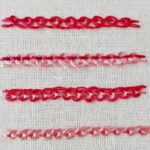 Embroidery stitch: Pekinese stitch