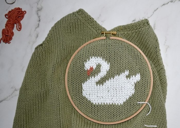 Duplicate Stitch Embroidery step-by-step tutorial