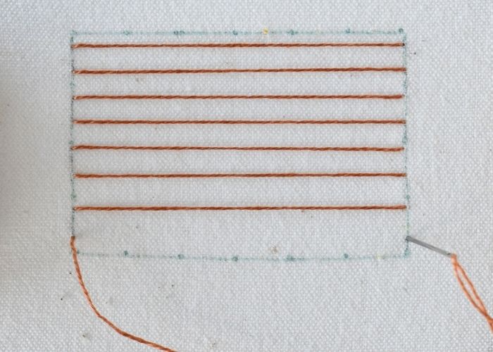 Honeycomb Trellis Filling hand embroidery tutorial