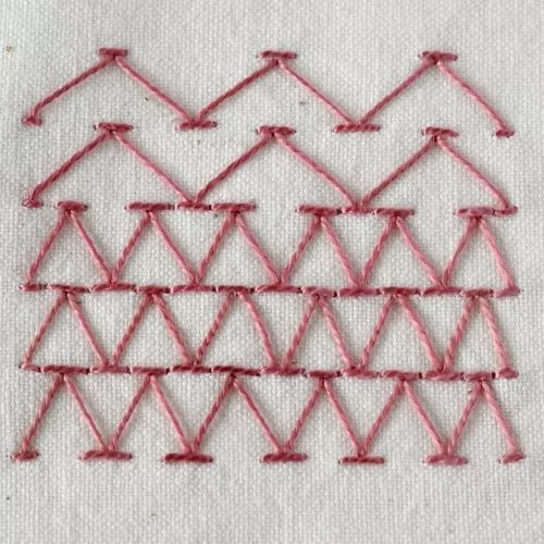 Chevron Stitch Filling kleines Bild