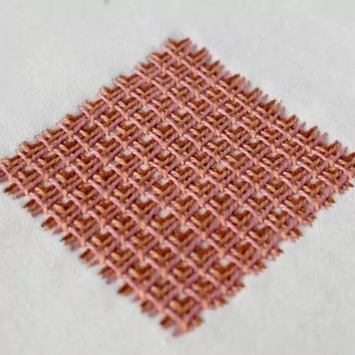 Battlement Couching Stitch kleines Bild