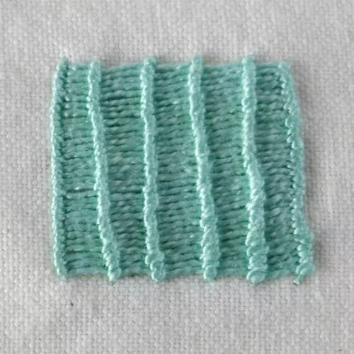 Spinnennetzstich Stickerei kleines Bild