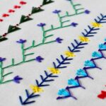 Fünf einfache Bordürenstickmuster für absolute Anfängerinnen: Grundstiche für dekorative Bordüren