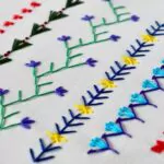 Fünf einfache Bordürenstickmuster für absolute Anfängerinnen: Grundstiche für dekorative Bordüren