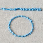 Embroidery stitch: Pearl Stitch